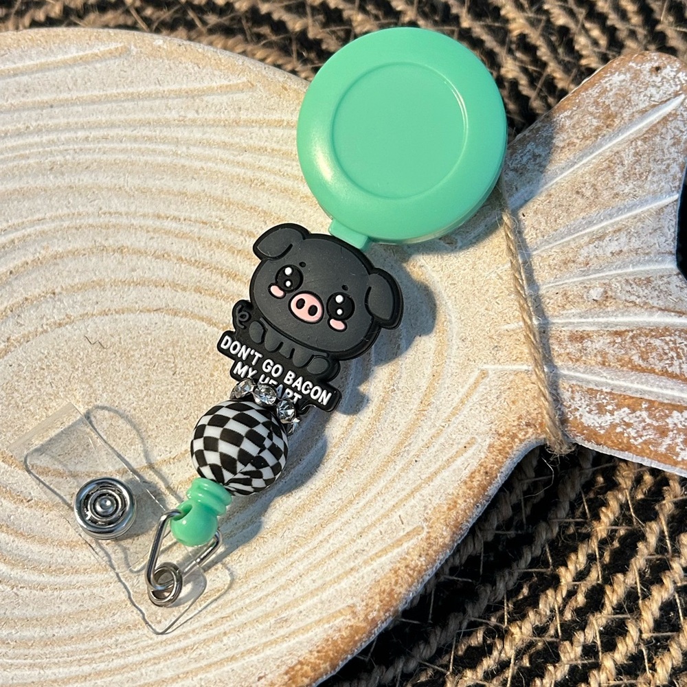 Pig  Badge Reel